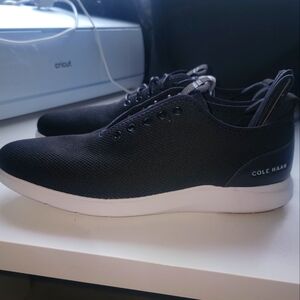 Cole Haan Men's Grand Plus Essex Knit Black White Oxford Shoes Size 11